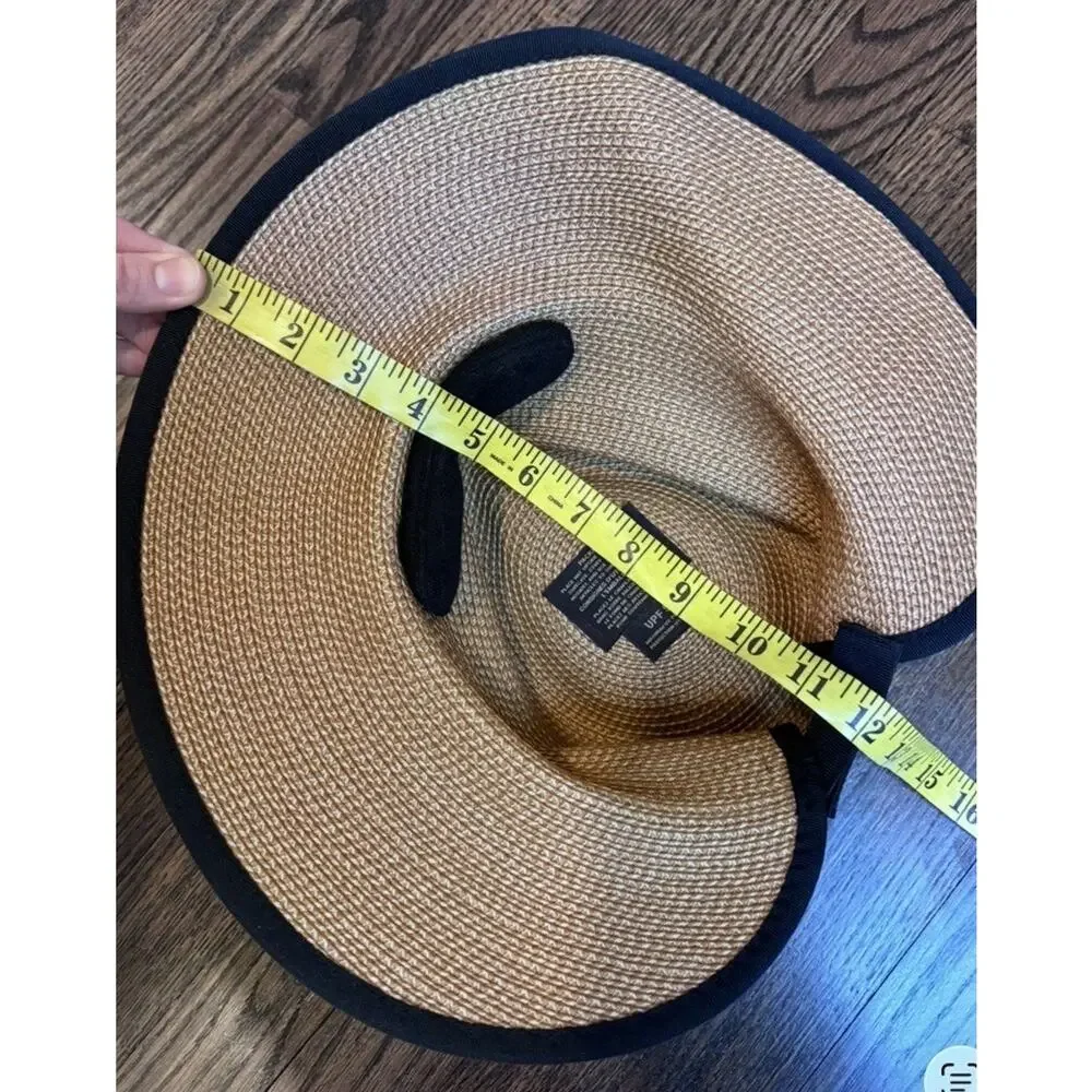 Eric Javits Sunbust Hat/ Visor Packable UPF 50+ NEW $295 - Picture 6 of 10